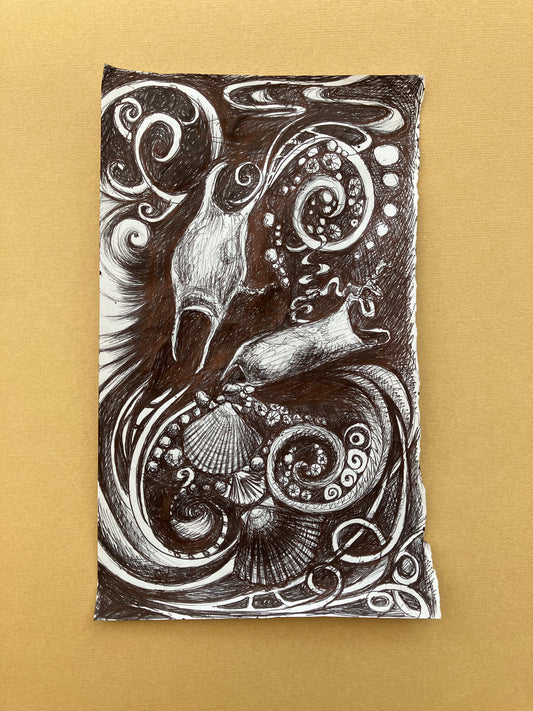Gower mermaid's purse inspires local artist and silversmith Pa-pa