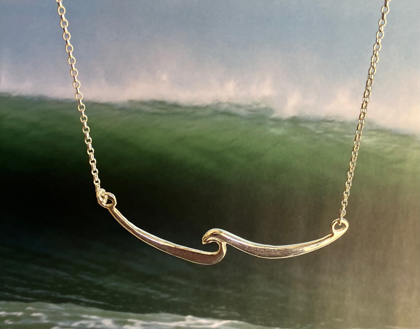 Gower inspired wave necklace