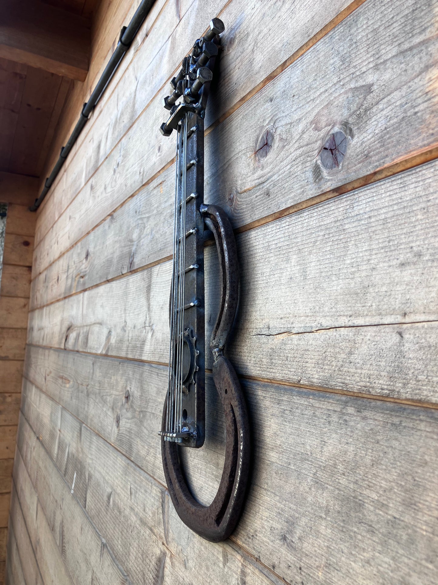 Guitar wall sculpture