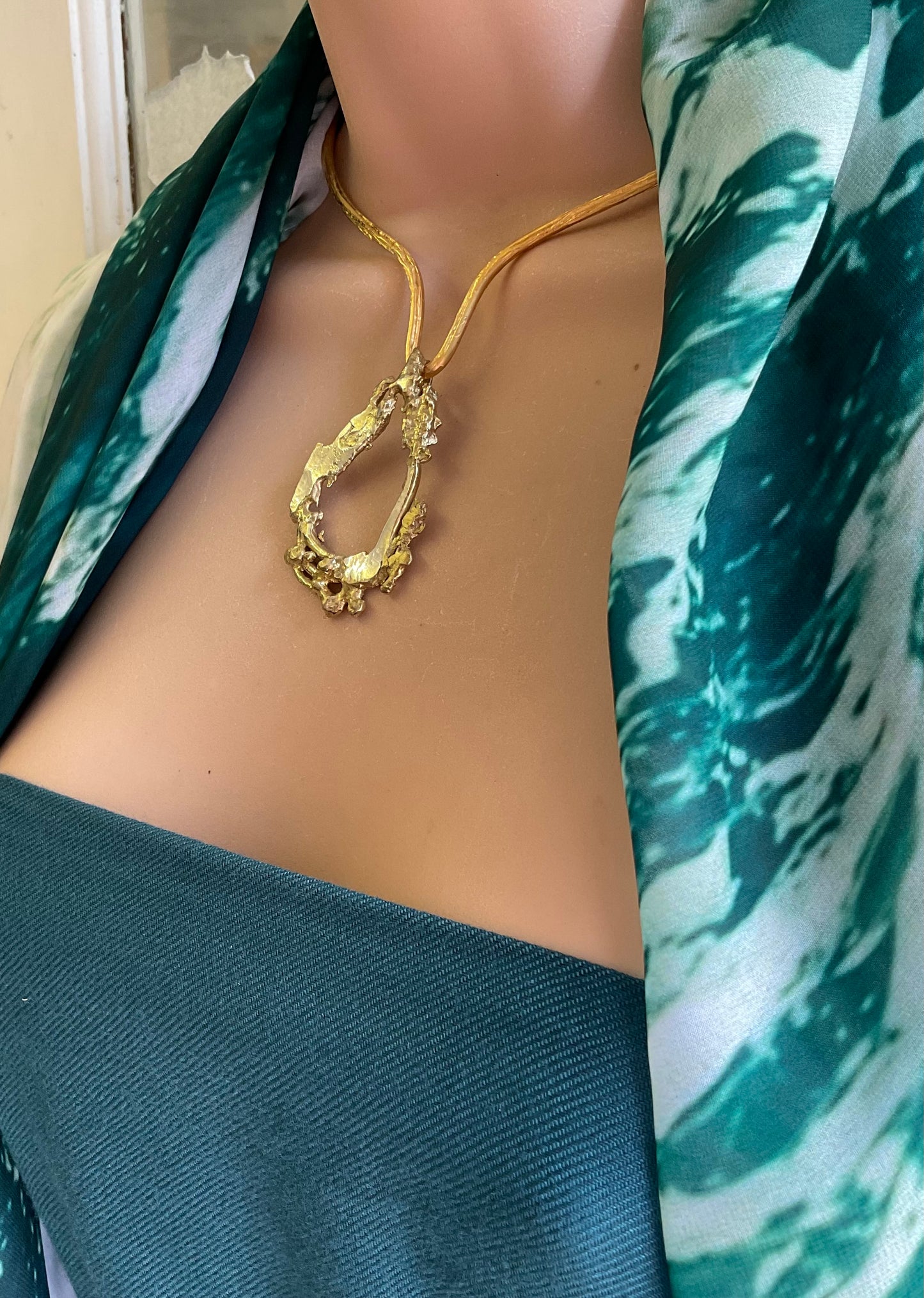 Paviland cave inspired necklace by local Gower artist Pa-pa