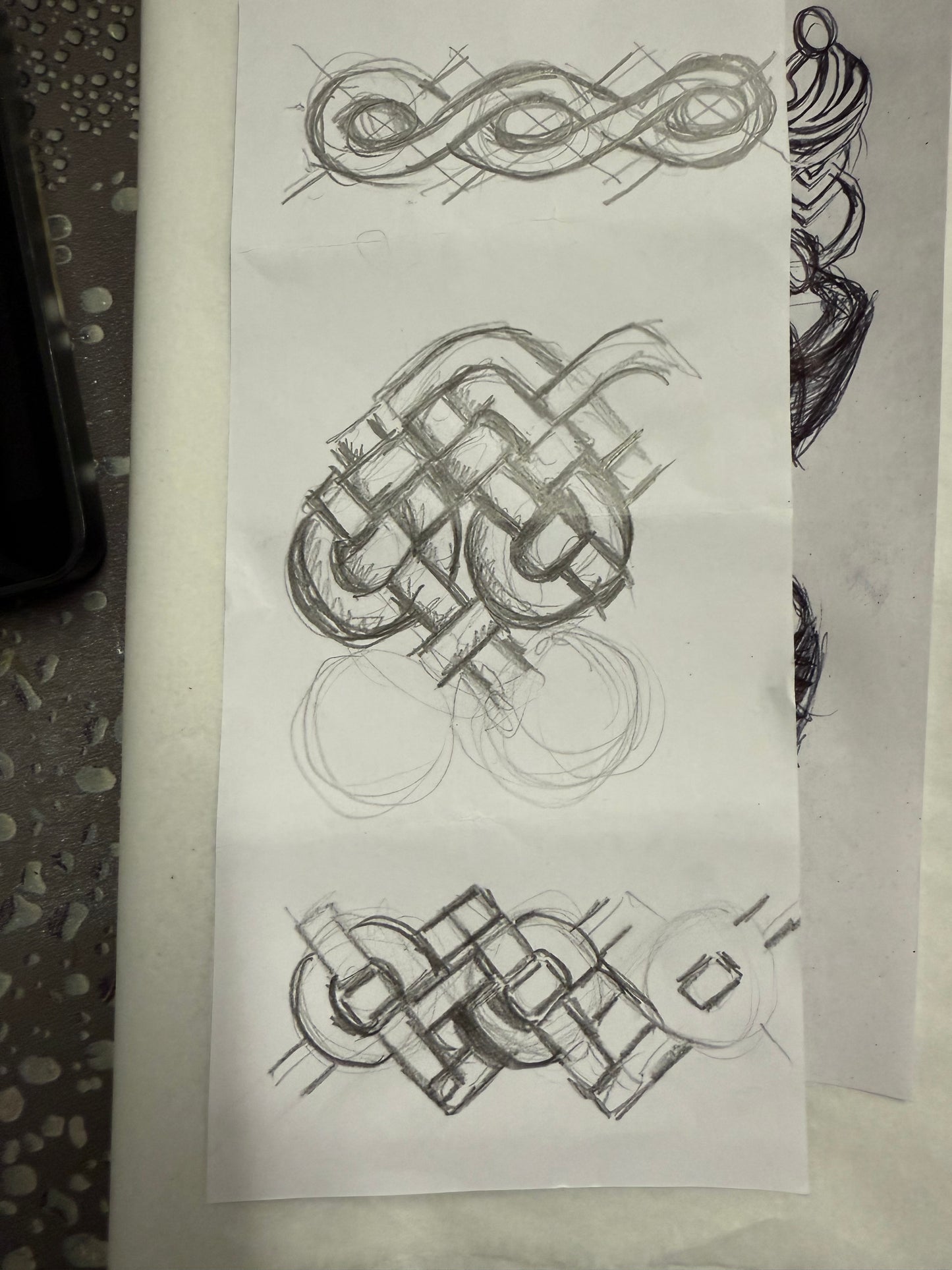 Gower Celtic knots large heart necklace