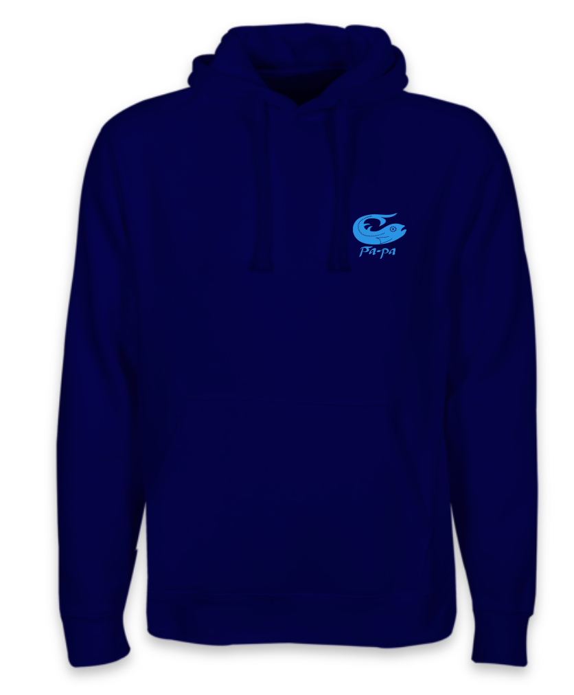 Hoody printed with Llangennith surfer design