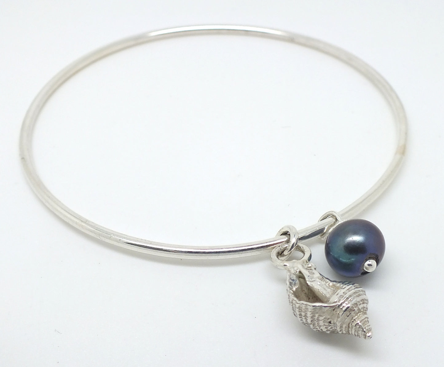 Whelk shell bracelet