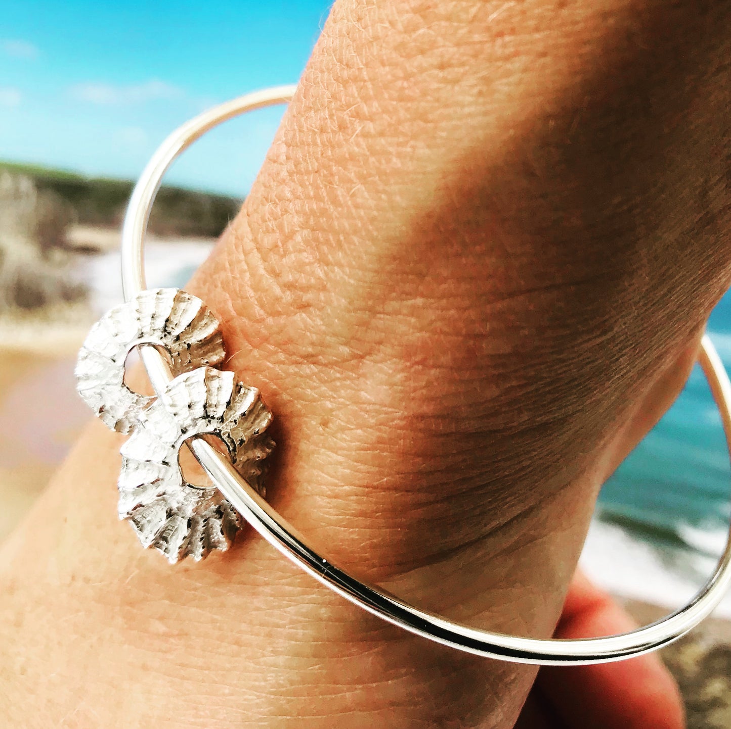 Gower Limpet shells bangle