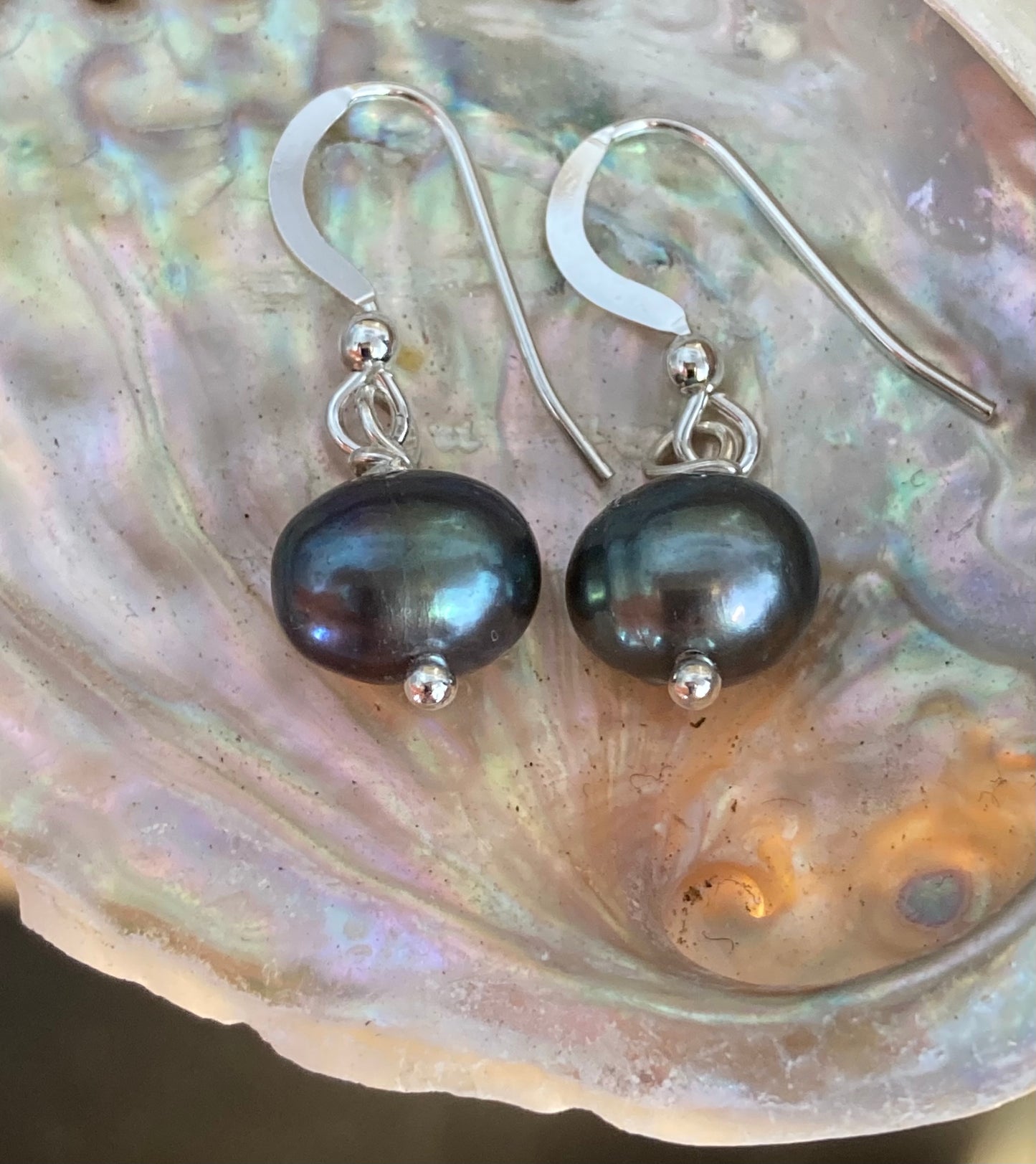 pearl earrings