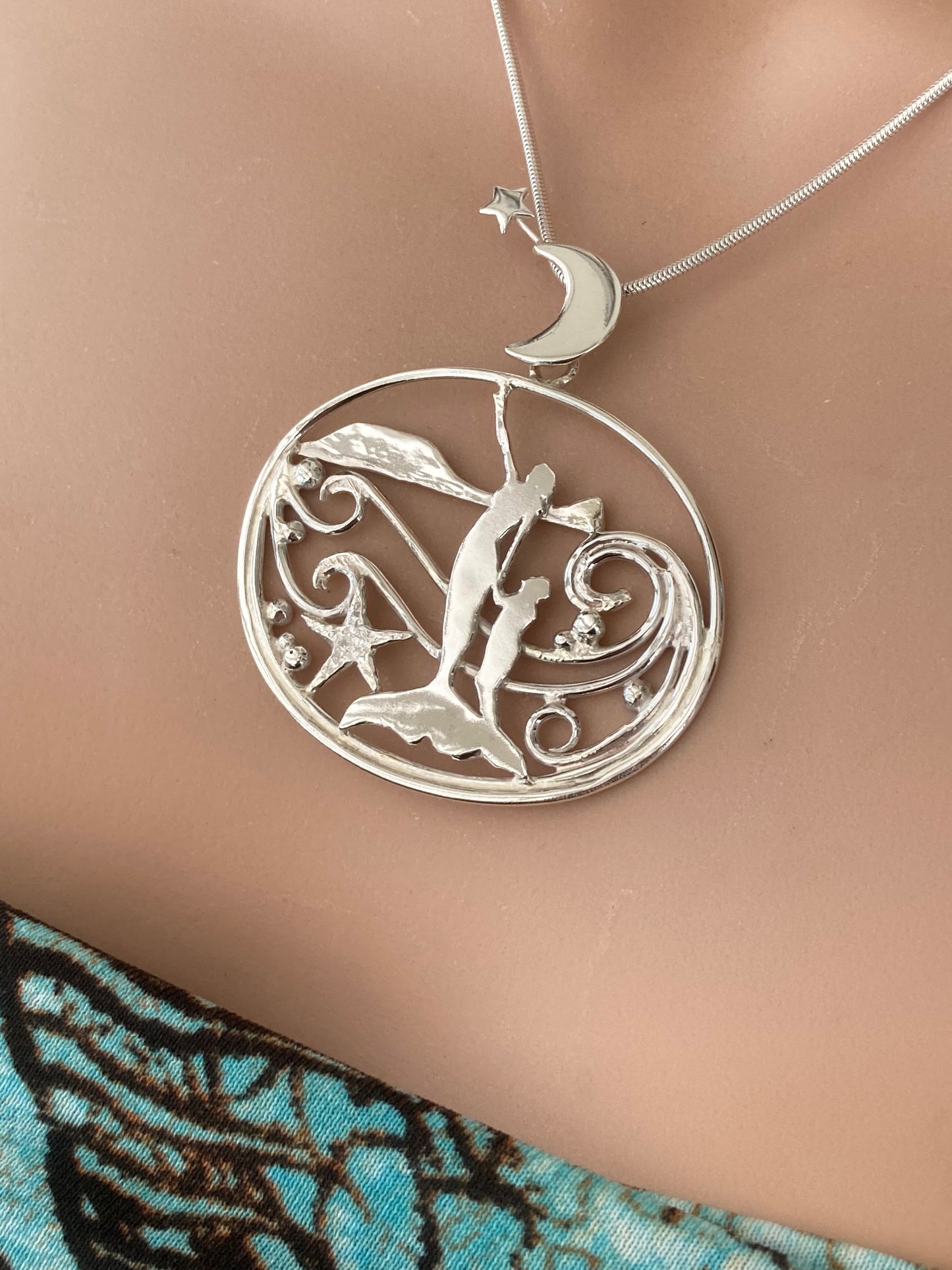 Mermaid necklace Worms Head, Rhossili