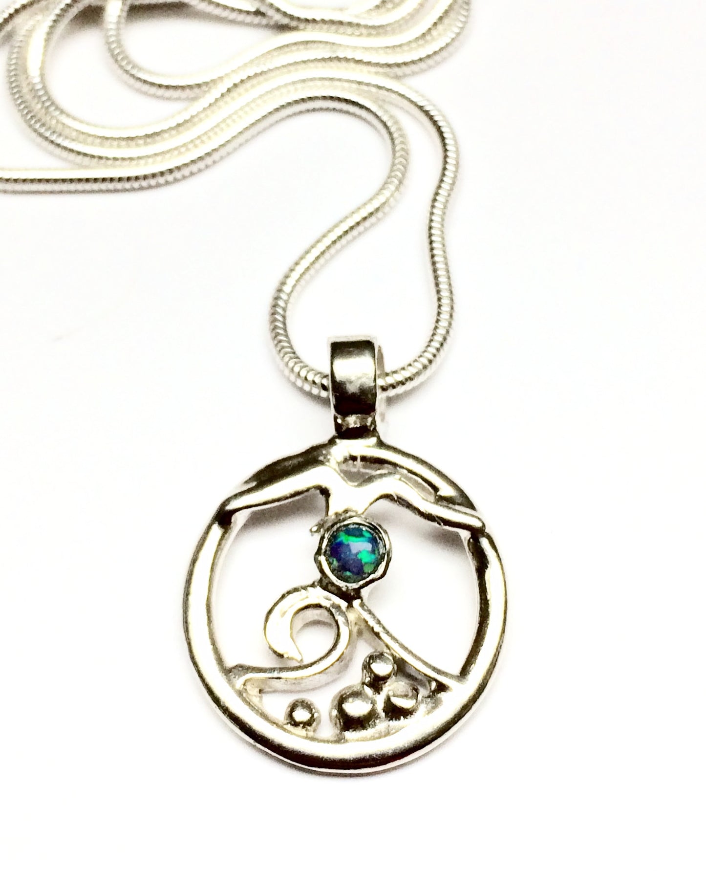 Wave and gulls necklace by Pa-pa jewellery