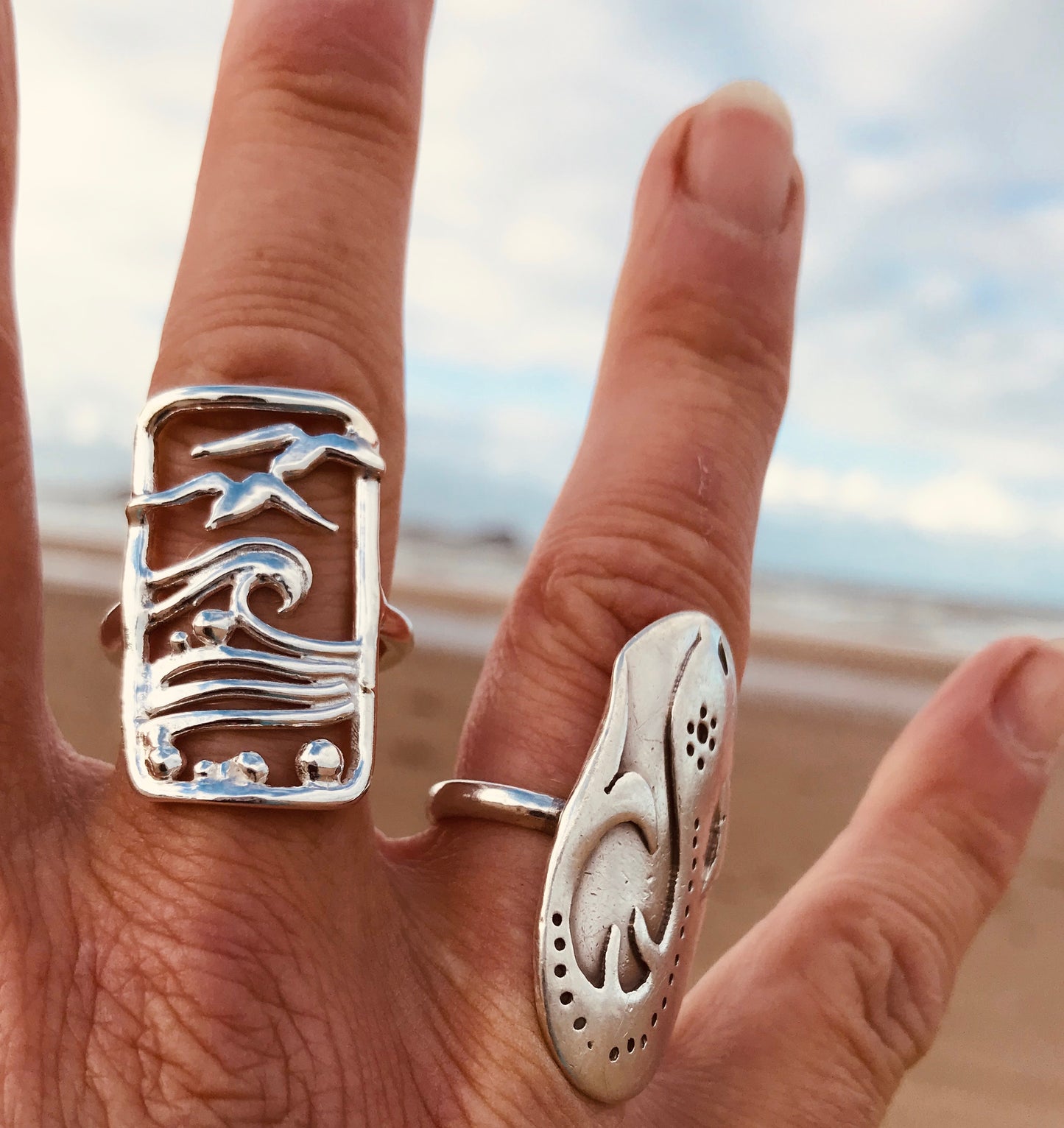 Waves, pebbles and seagulls ring