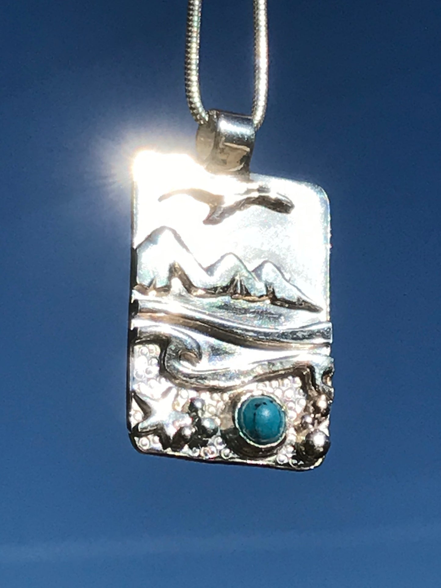 Three Cliffs Bay necklace