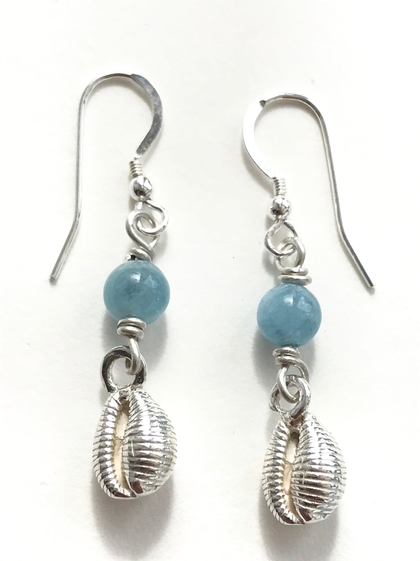 Cowrie shell earrings
