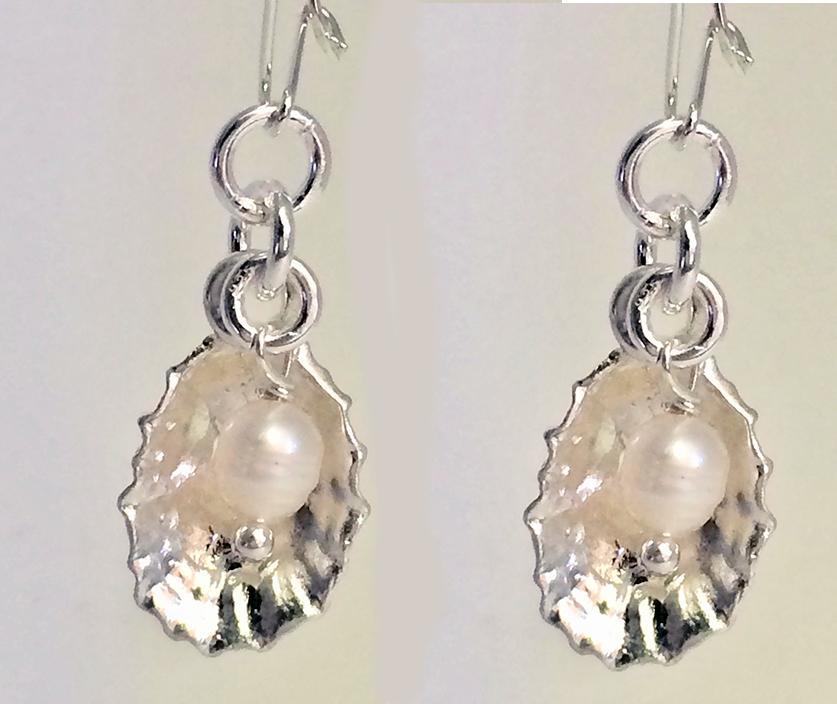Limpet shell earrings