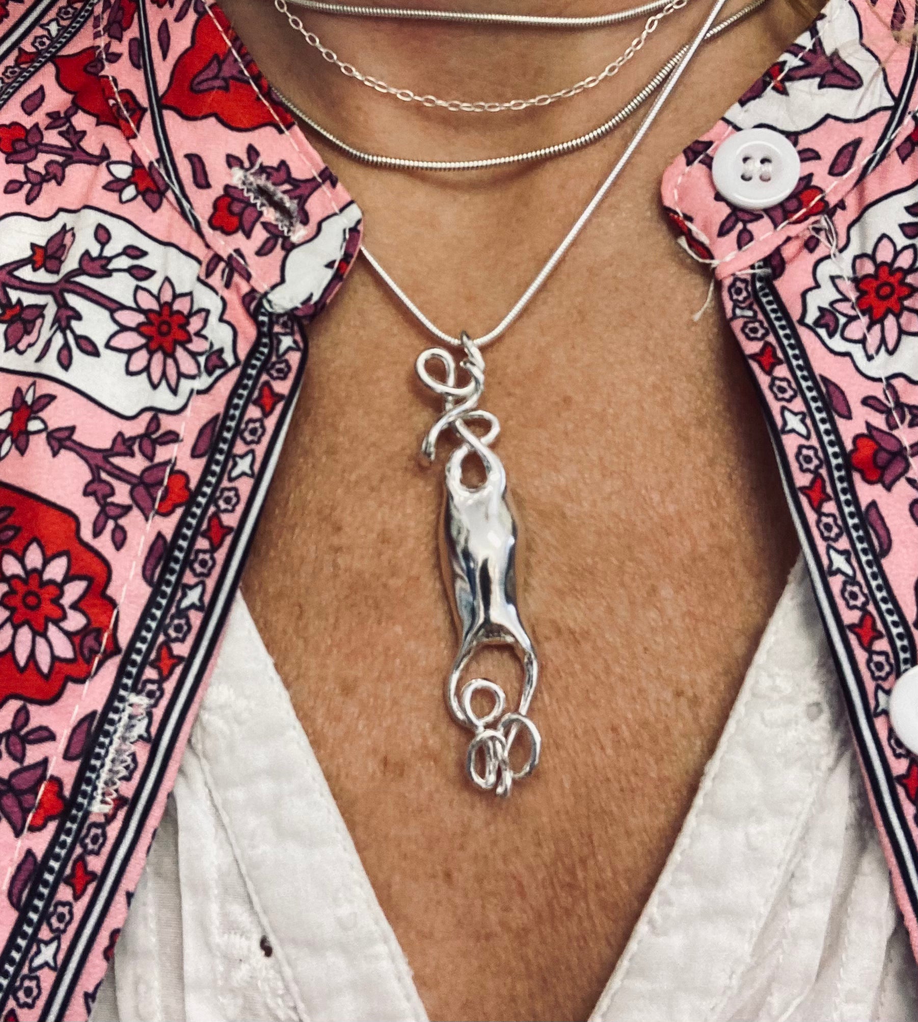 Mermaid s purse necklace Pa pajewellery