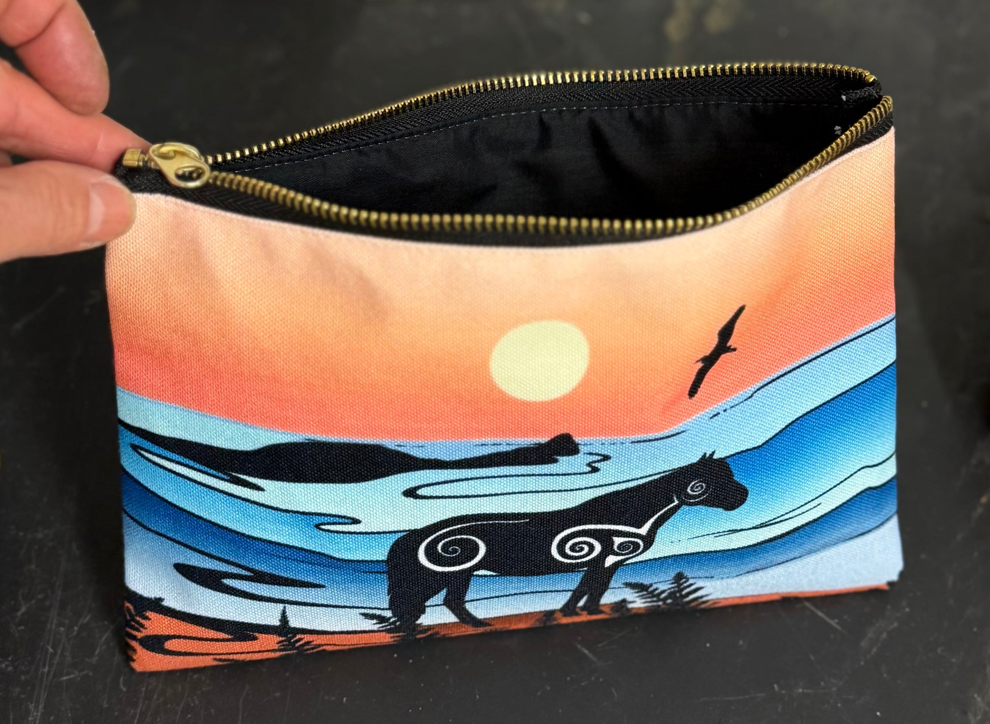 Gower purse with hill pony