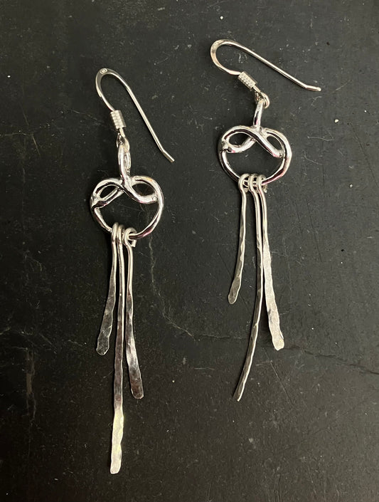 knot and tail earrings