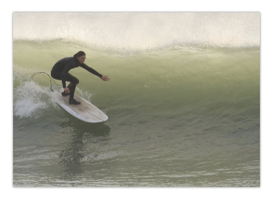 Gower surfer photograph