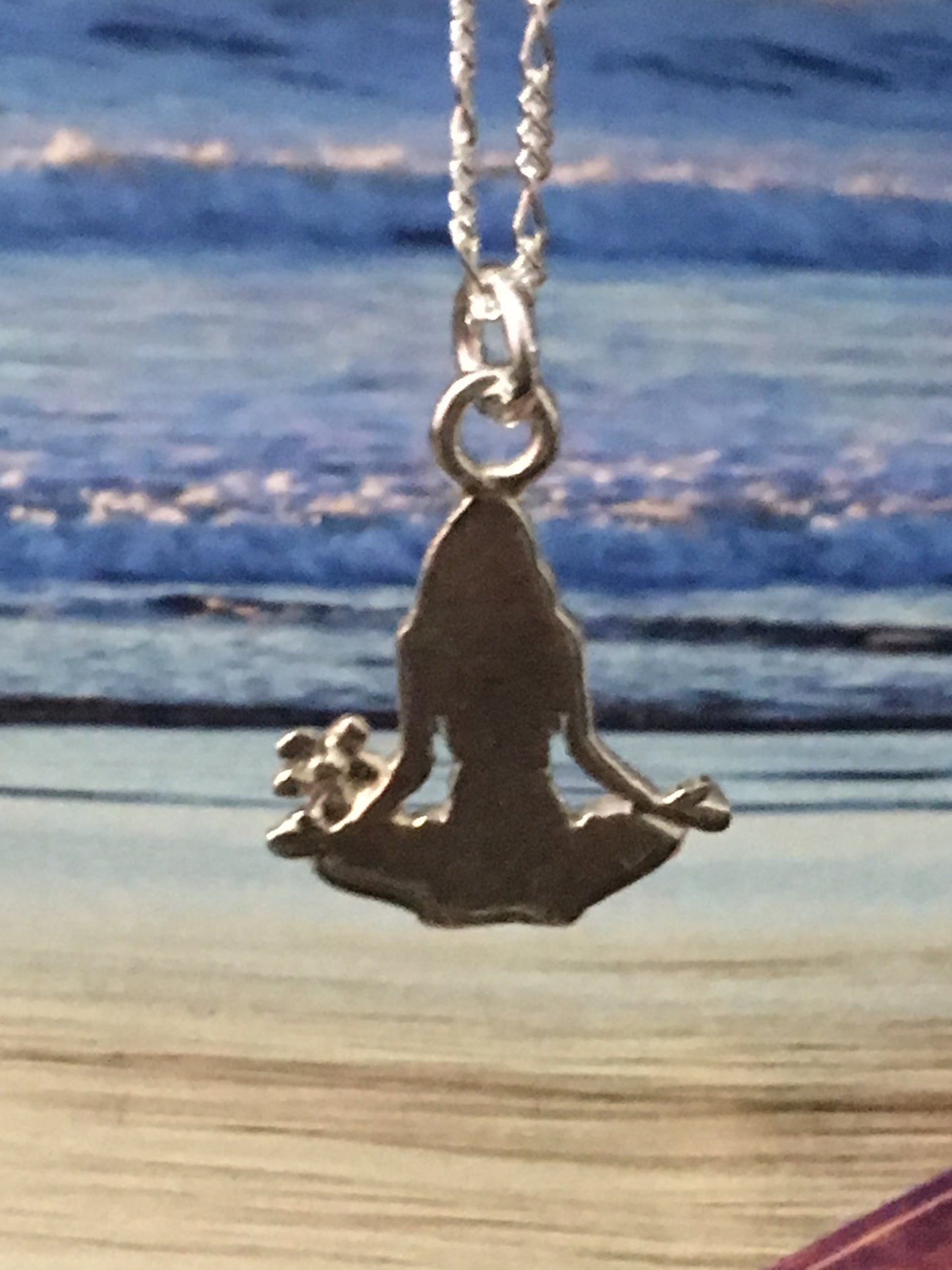 Seated pose necklace