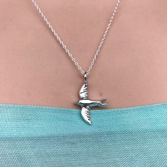 Swift bird necklace