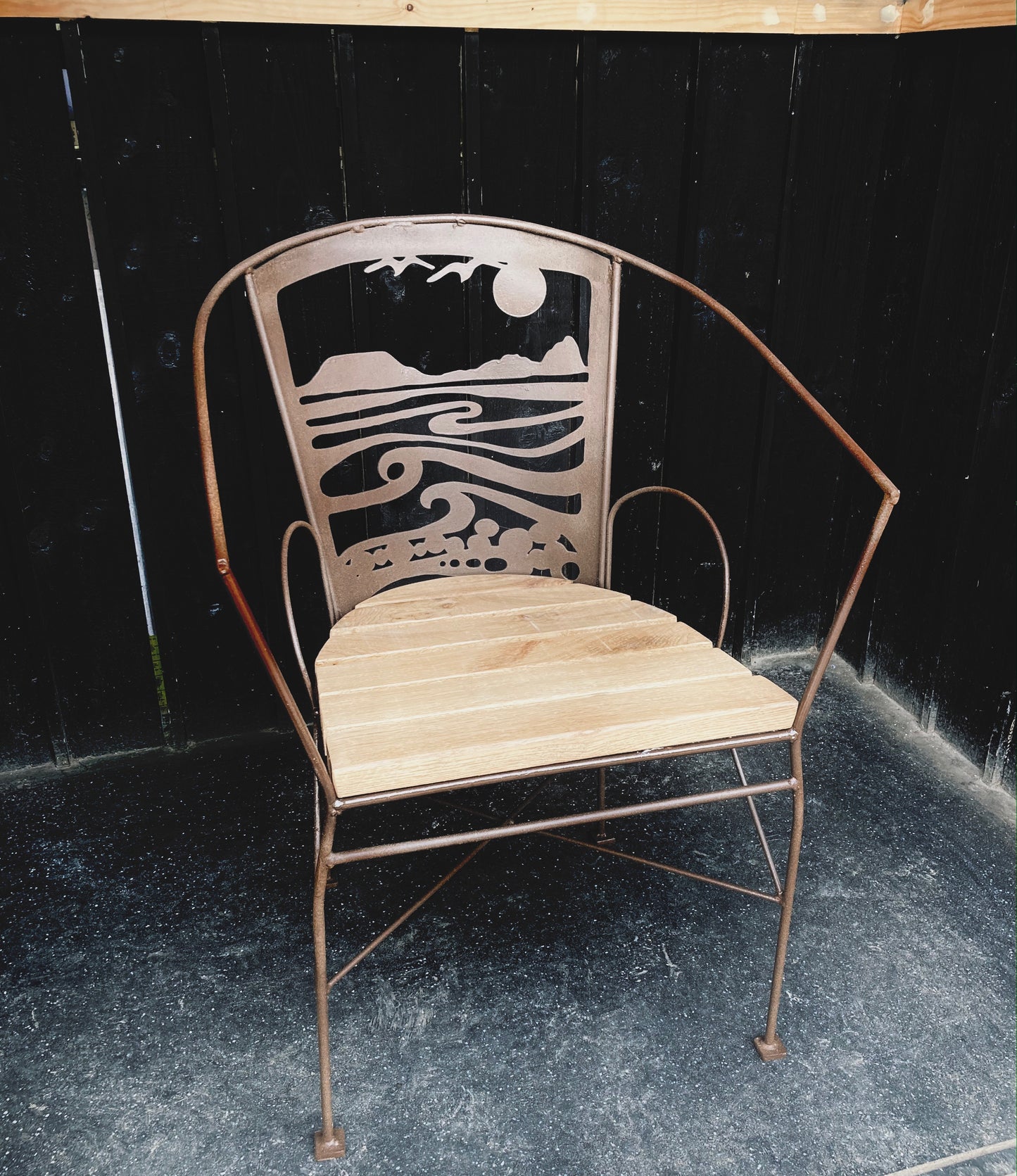 Worm's Head landscape chair