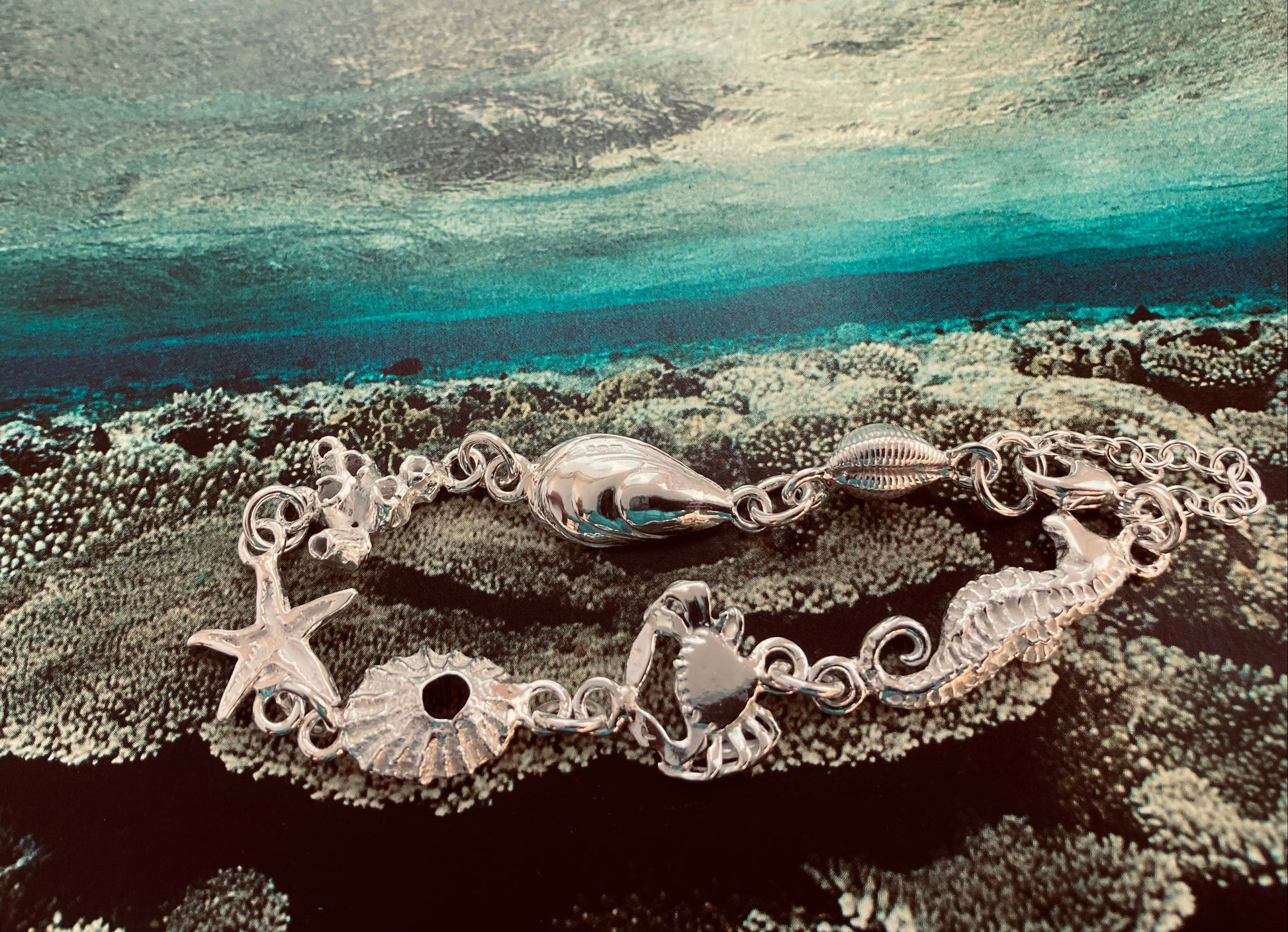 Sea creatures rockpool bracelet