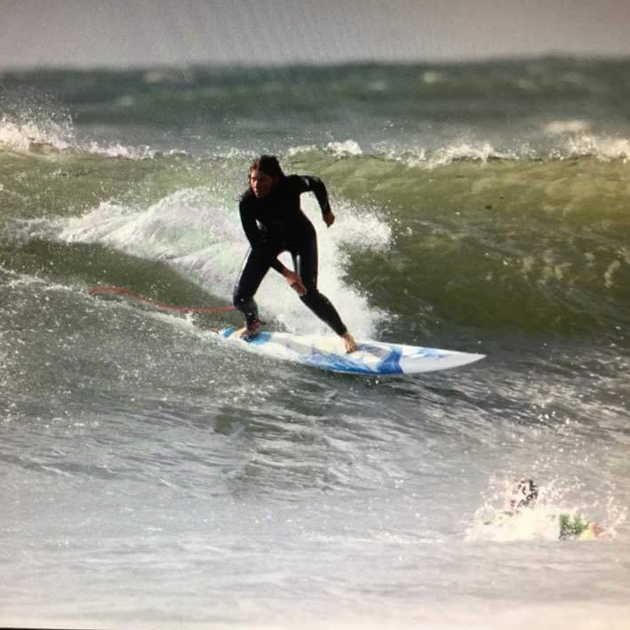 Pa-pa surfing