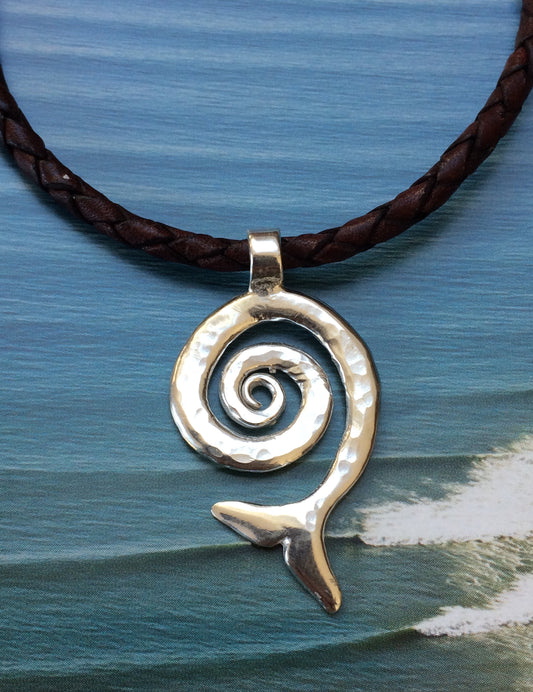 dolphin tail necklace