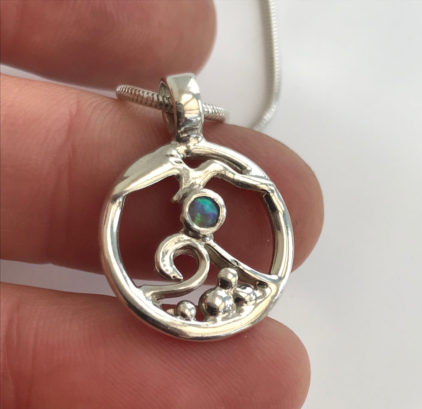 WAVE AND GULLS CHARM
