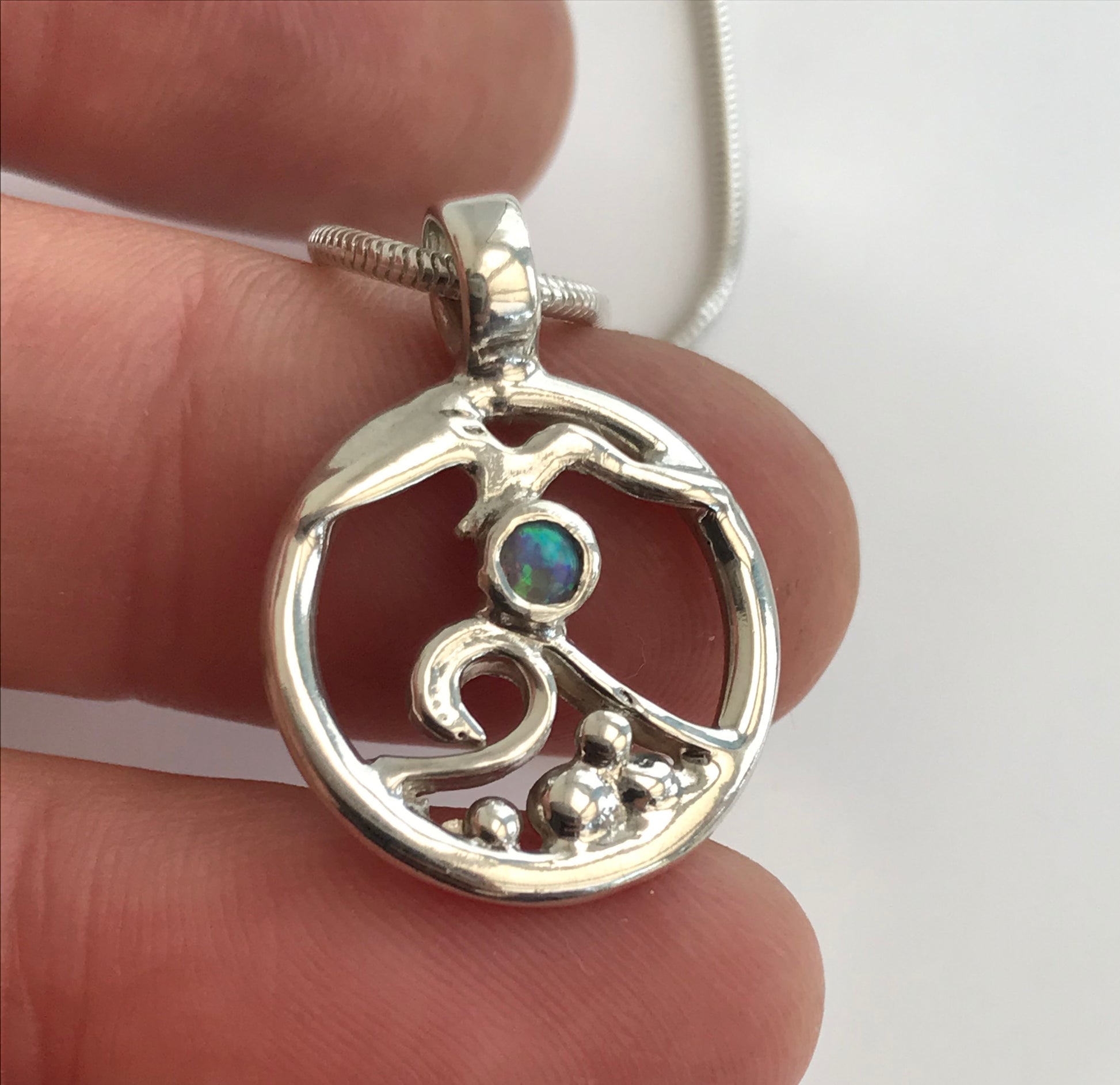 WAVE AND GULLS CHARM