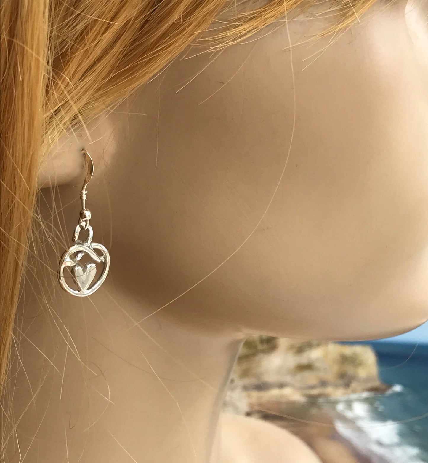 Heart knot of friendship earrings