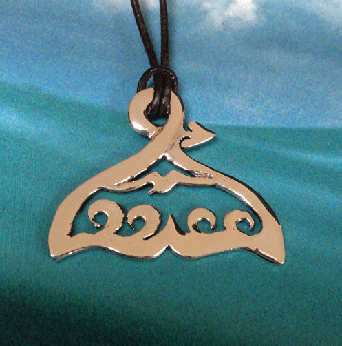 Whale tail necklace