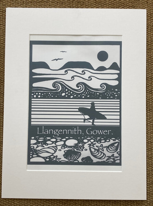 Worm's Head surfer print