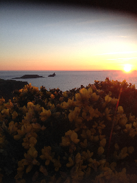 Rhossili downs sunset