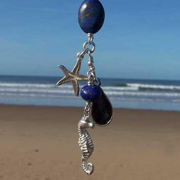 Seahorse charm necklace by Pa-pa jewellery 