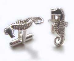 Seahorse cufflinks
